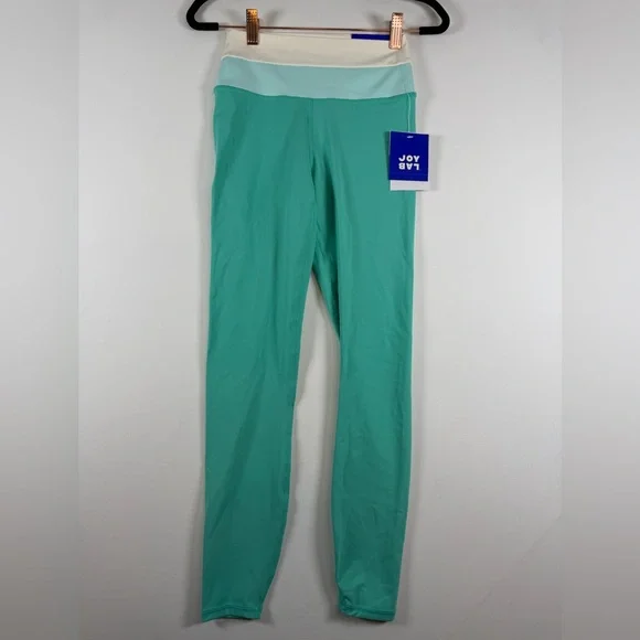 Women's High-Rise Colorblocked Leggings - JoyLab - Green - All Sizes - Picture 4 of 15